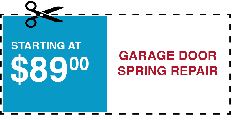 89 garage door SPRING repair